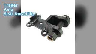 Zwaar uitgevoerde aszitting van aanhangwagen